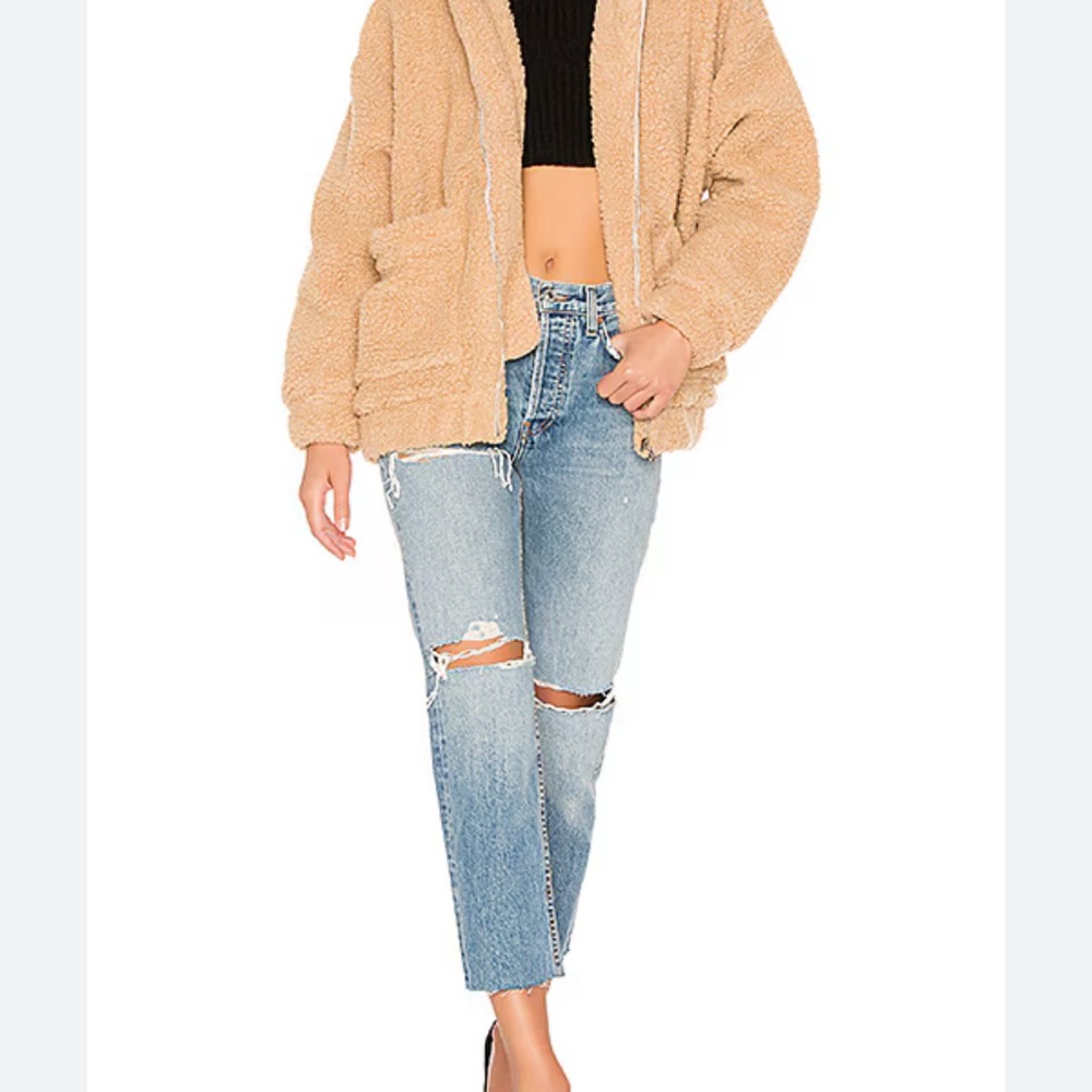 Cozy Beige Teddy Jacket